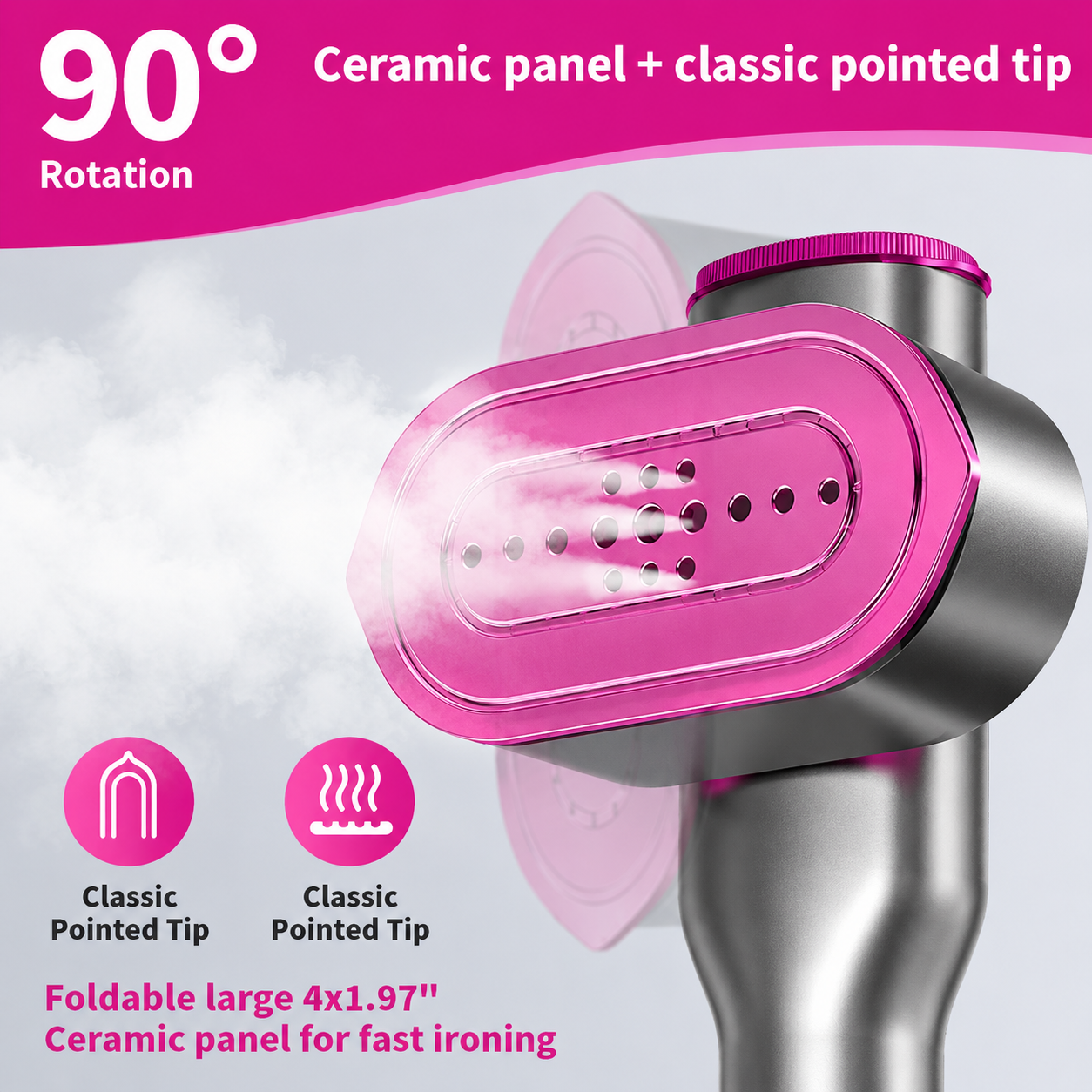 SEVUNE 2-In-1 steamer iron for clothes