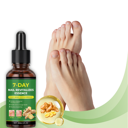 Woman with healthy clean feet and nails after using Sevune 7-day nail serum