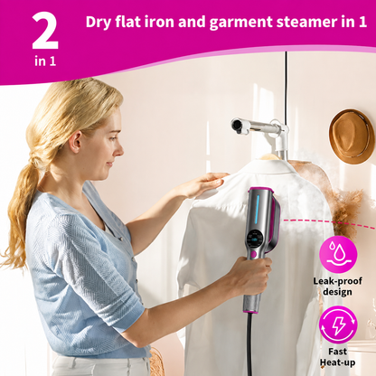 SEVUNE 2-In-1 steamer iron for clothes