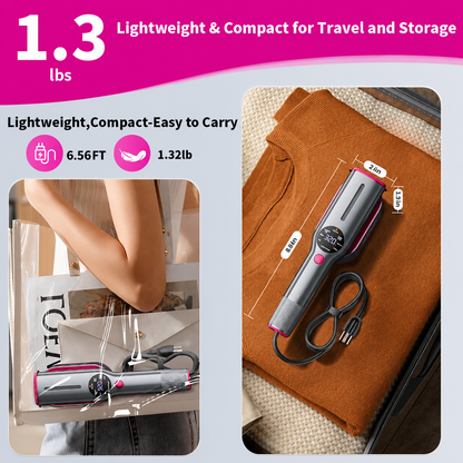 SEVUNE 2-In-1 steamer iron for clothes