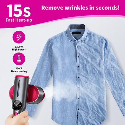 SEVUNE 2-In-1 steamer iron for clothes
