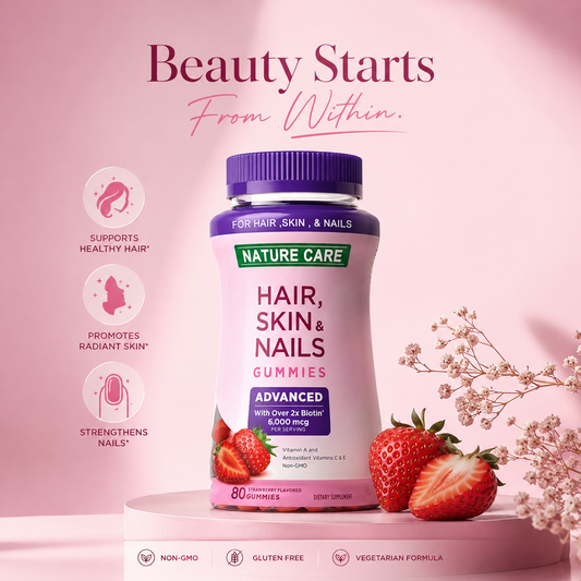 Sevune Hair, Skin & Nails Gummies — Advanced Biotin 6,000 mcg