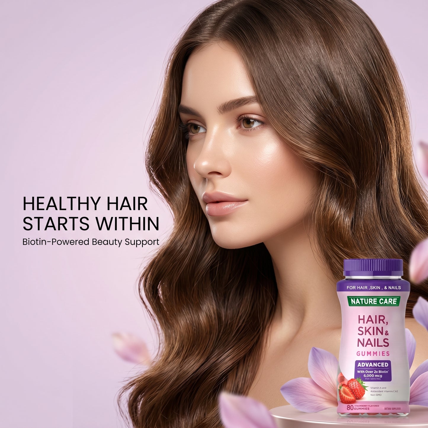 Sevune Hair, Skin & Nails Gummies — Advanced Biotin 6,000 mcg
