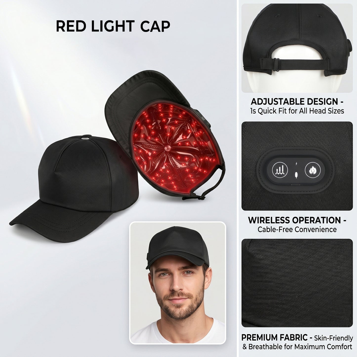 Sevune™ — Red Light Therapy Regrowth Cap