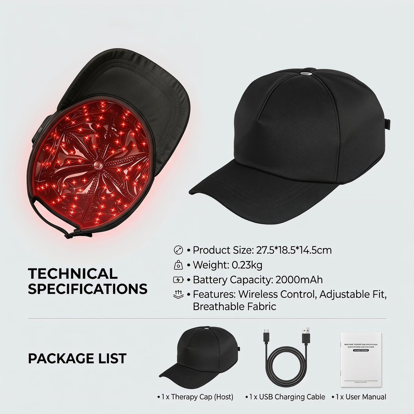 Sevune™ — Red Light Therapy Regrowth Cap