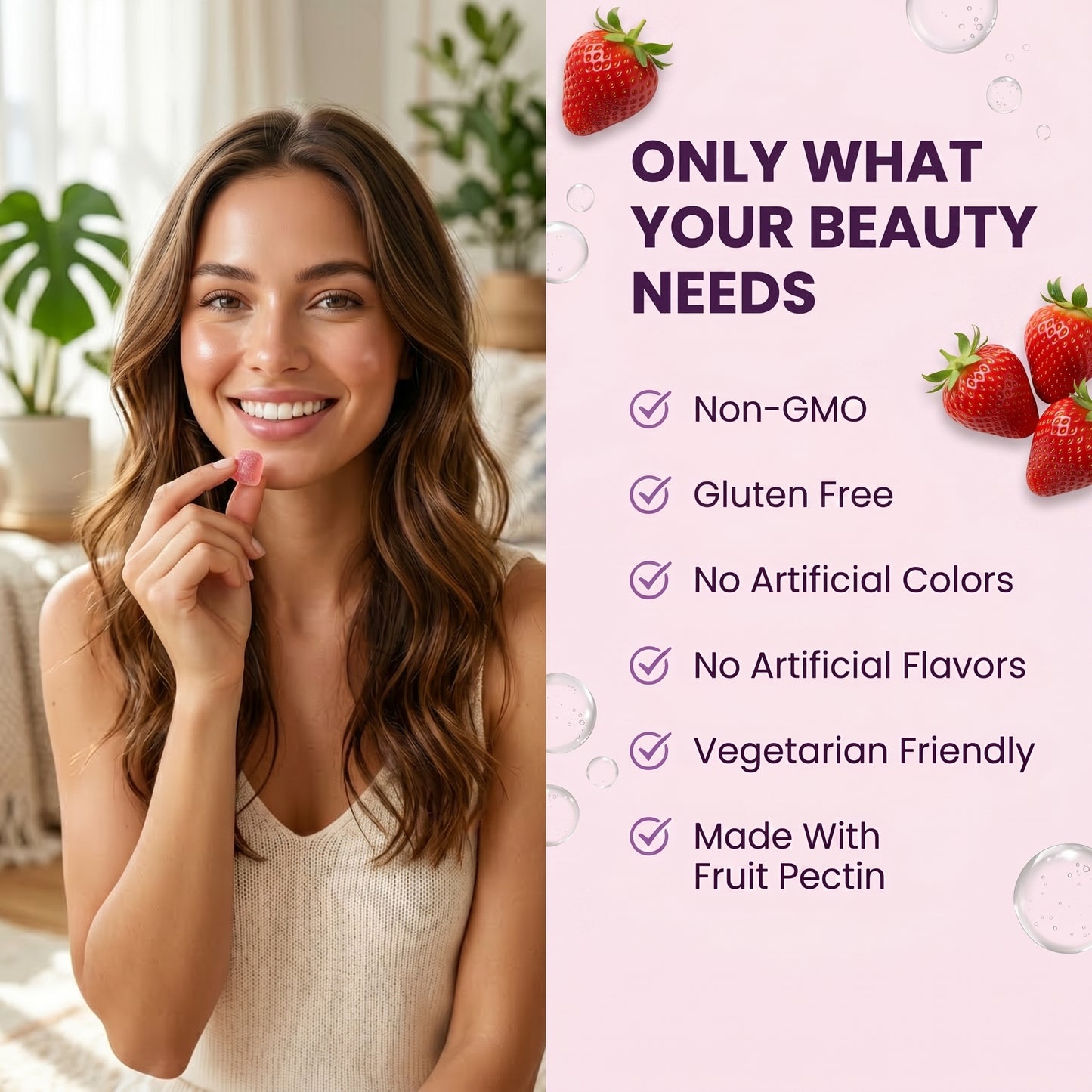 Sevune Hair, Skin & Nails Gummies — Advanced Biotin 6,000 mcg